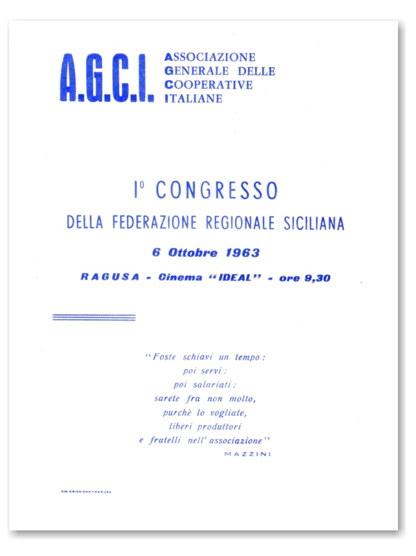 primo congresso AGCI Sicilia